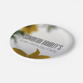 春の花30th誕生日パーティー紙プレート ペーパープレート (アングル)