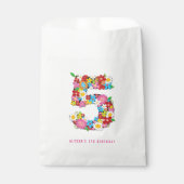 春の花5thバースデーパーティーの好意バッグ フェイバーバッグ (正面)