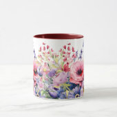 春の花 お名前入りギフト コーヒー マグカップ (中央)