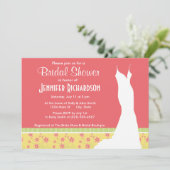 春の花;かわいいフローラ 招待状 (スタンド正面)