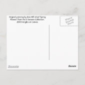 「春の花」はがき ポストカード (裏面)