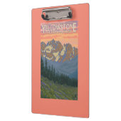 春の花-イエローストーン国立公園 クリップボード (左)