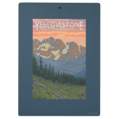 春の花-イエローストーン国立公園 クリップボード (裏面)