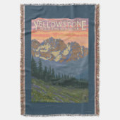 春の花-イエローストーン国立公園 スローブランケット (正面縦)