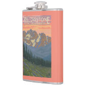 春の花-イエローストーン国立公園 フラスク (左)