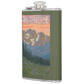 春の花-イエローストーン国立公園 フラスク (左)