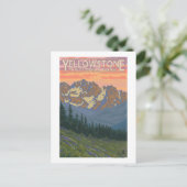 春の花-イエローストーン国立公園 ポストカード (スタンド正面)
