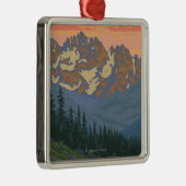 春の花-イエローストーン国立公園 メタルオーナメント (右)