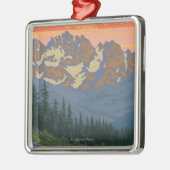 春の花-イエローストーン国立公園 メタルオーナメント (左)