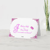 春の花 – イースターカード シーズンカード (裏面)