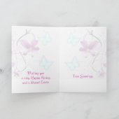 春の花 – イースターカード シーズンカード (内部)