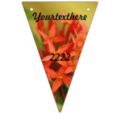 春の花，イースター，春,自然，オレンジ バンティングフラッグ (第3の旗)