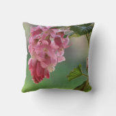 春の花，イースター，春,自然，ピンク クッション (裏面)