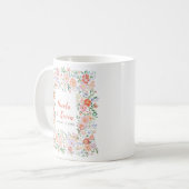 春の花 ウェディング フラワー コーヒーマグカップ (正面左)