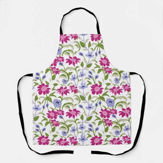 春の花 エプロン (正面)