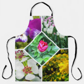 春の花 エプロン (正面)