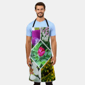 春の花 エプロン (着用した状態)