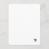 春の花 エンクロージャーカード (裏面)