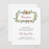 春の花 エンクロージャーカード (正面/裏面)