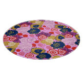 春の花 カッティングボード (角)