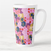 春の花 カフェラテマグ (右)