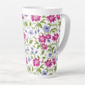 春の花 カフェラテマグ (右アングル)