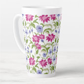 春の花 カフェラテマグ (左アングル)