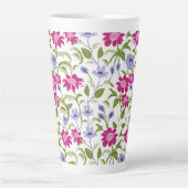 春の花 カフェラテマグ (正面)