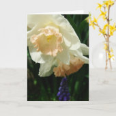 春の花 カード (黄色い花)