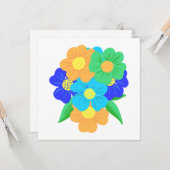 春の花 カード (正面/裏面インサイチュ)