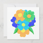 春の花 カード (正面)