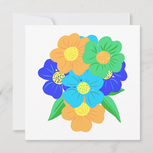 春の花 カード (正面)