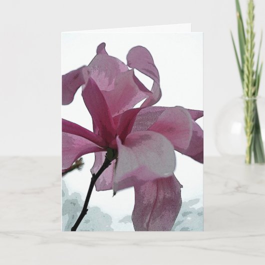 春の花 カード (正面)