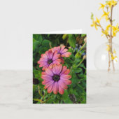 春の花 カード (黄色い花)