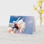 春の花 カード (黄色い花)