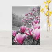 春の花 カード (黄色い花)