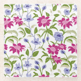 春の花 ガラスコースター