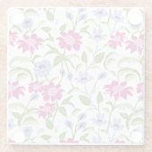 春の花 ガラスコースター (裏面)