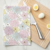 春の花 キッチンタオル (四つ折り)