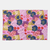 春の花 キッチンタオル (横)