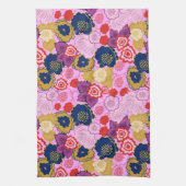 春の花 キッチンタオル (縦)