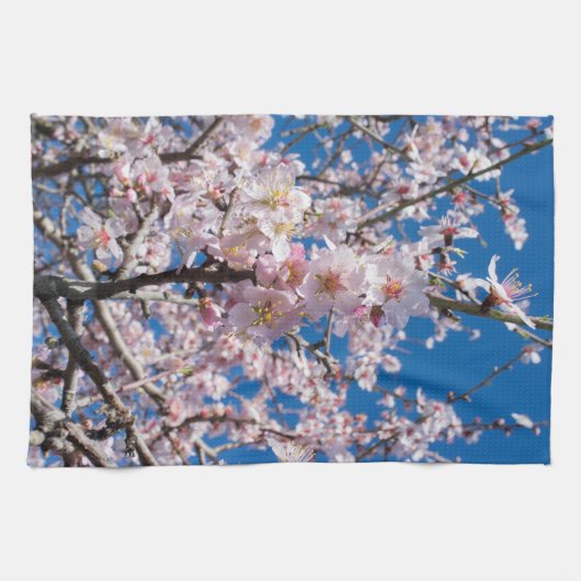 春の花 キッチンタオル (横)