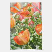 春の花 キッチンタオル (縦)