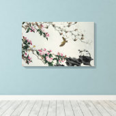 春の花 キャンバスプリント (インサイチュ (ウッドフロア))