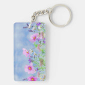 春の花 キーホルダー (裏面)