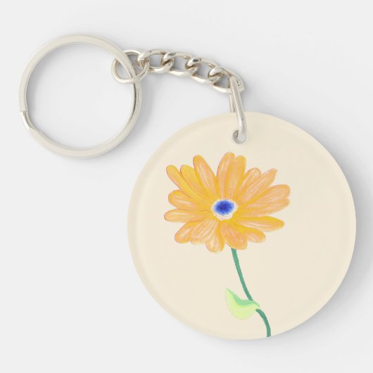 春の花 キーホルダー (正面)