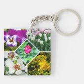 春の花 キーホルダー (裏面)