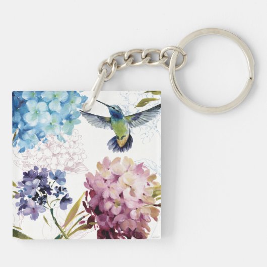 春の花 キーホルダー (裏面)