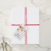 春の花 ギフトタグ (より糸付き)