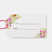 春の花 ギフトタグ (裏面横)